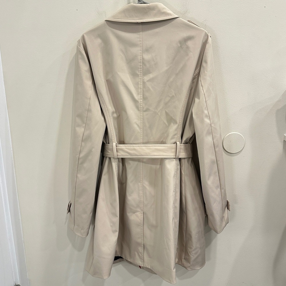 Tommy Hilfiger Heritage Single Breasted Belted Trench Coat Beige XL Preppy - Picture 4 of 16
